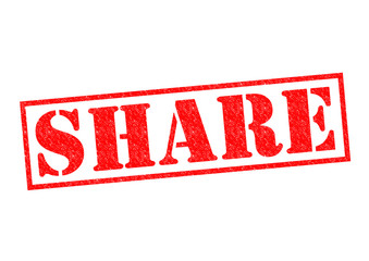 SHARE Rubber Stamp