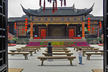 Obraz premium Shanghai Zhouzhuang ancient Chinese theater