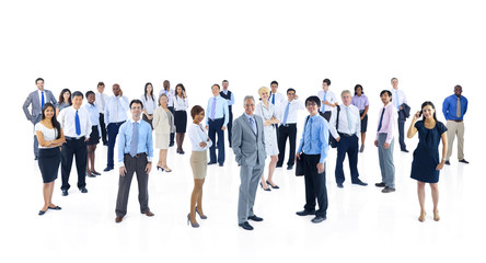 Large Group of Business People