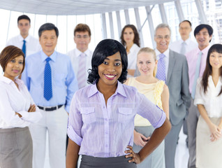 Fototapeta premium Large Group of Business People