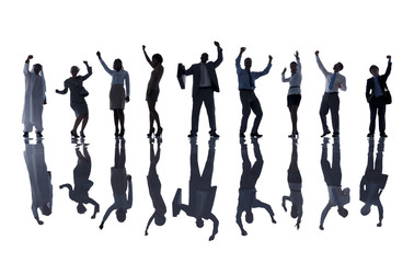Group of Business People Celebrating