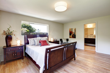 Bright furnished bedroom