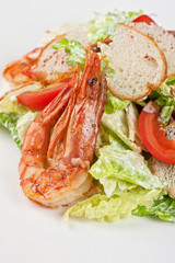 Tasty shrimp salad