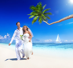 Fototapeta na wymiar Tropical Beach Wedding