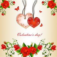 Valentine`s day background