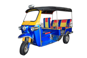 Thailand three wheel native taxi (Tuk Tuk)