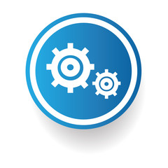 Gears sign,vector
