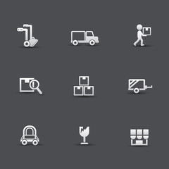 Logistics icons,vector