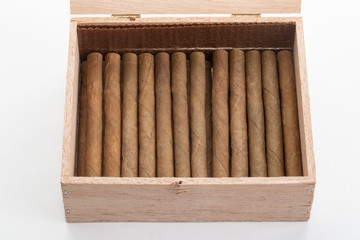 Box with cuban cigars