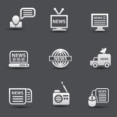 News icons,vector