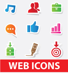 Web icons,vector