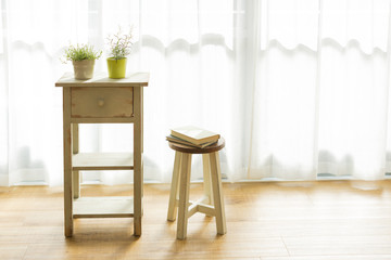 部屋の中にある家具