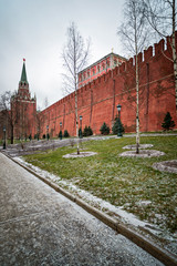 Obraz premium Moscow Kremlin wall