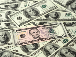 US dollar bills