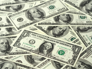 US dollar bills