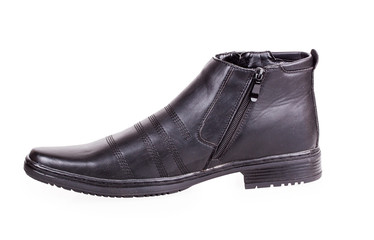 one black male shoes