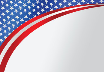 Fototapeta premium usa flag map