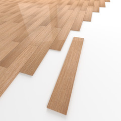 Ash wooden flooring tiles construction