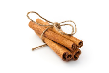cinnamon sticks tied up