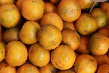 orange fruits in the market