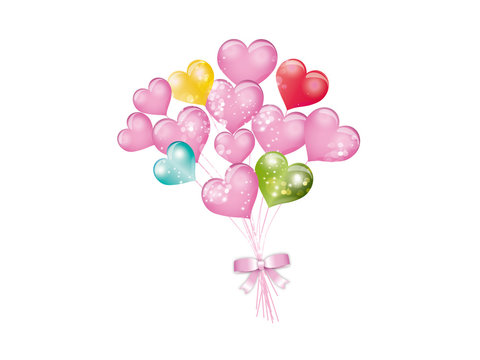 hearts balloon