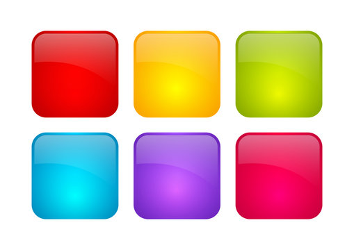 Set of color apps icons