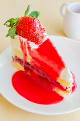 Cake strawberry