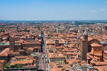 Obraz premium Panoramic view of Bologna. Emilia-Romagna. Italy.