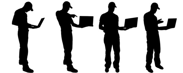 vector Silhouettes of people