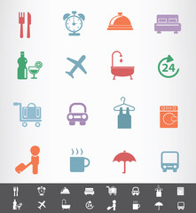 Hotel icons,vector