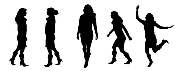 vector Silhouettes of people