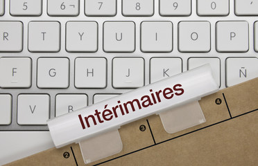Intérimaire. Clavier