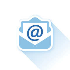 blue mail background