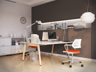 Freundlicher Arbeitsplatz - nice desktop in sunlight