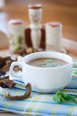 Obraz na płótnie Canvas mushroom soup