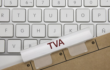 TVA (taxe sur la valeur ajoutée). Clavier