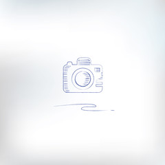 Camera drawing,vector