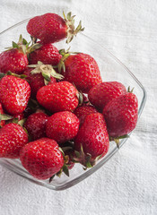 strawberry on white background