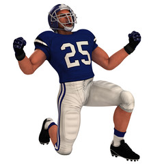 White Football Player © codethislab