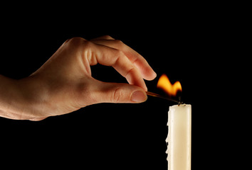 going to burn a candle