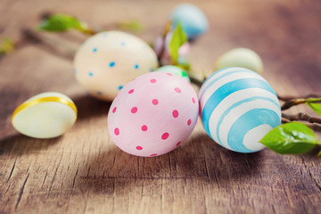 Colorful Easter eggs