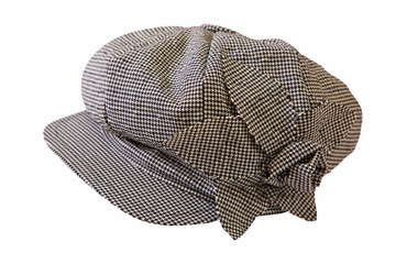 checkered cap