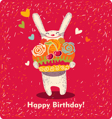 Vector illustration "Happy Birthday!"