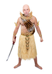 a man in a historical costume