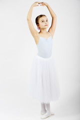 Fototapeta na wymiar Ballet, ballerina - young and beautiful ballet dancer