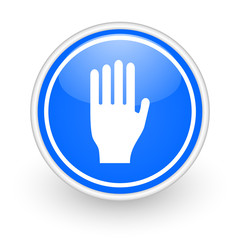 Obraz premium stop icon