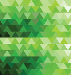 Abstract green template background with triangle