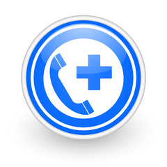 Obraz premium emergency call icon