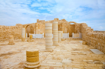 Ancient church in Avdat