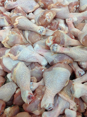 Raw chicken legs